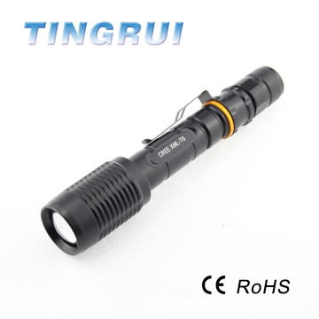 Outdoor Camping Light Ultra Bright Long Range Aluminium Rechargeable Led Flashlight Heat Torch